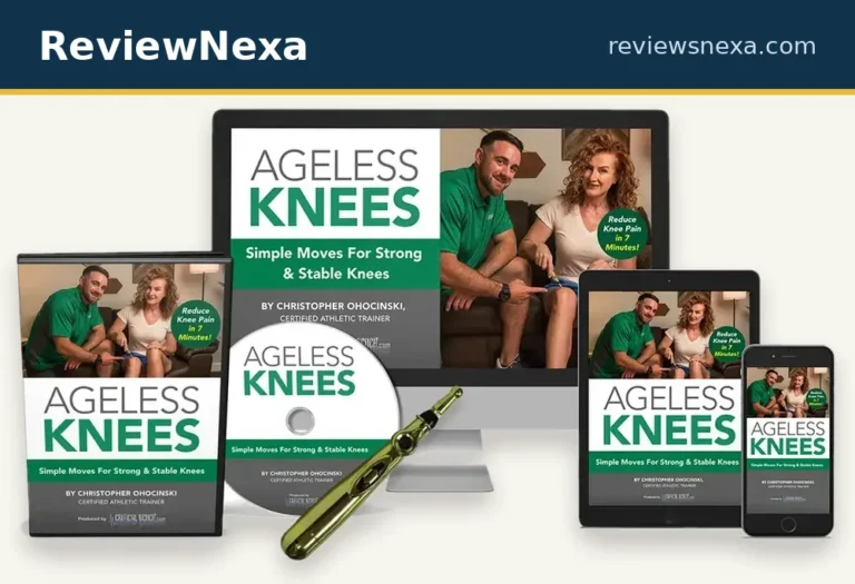 Ageless Knees kit with the Miracle Massage Wand — official product photo