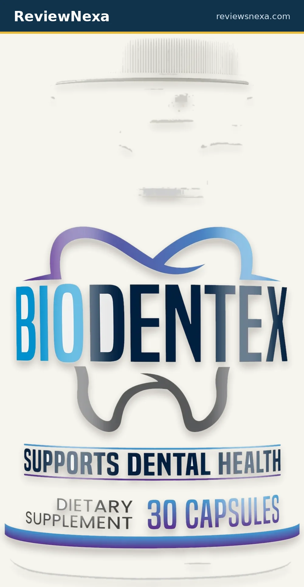 BioDentex oral-health supplement — product bottle image