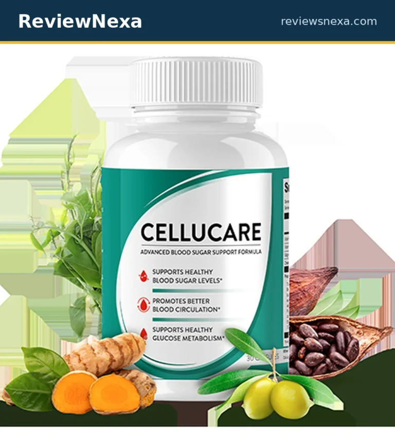 CelluCare supplement bottle — official product photo