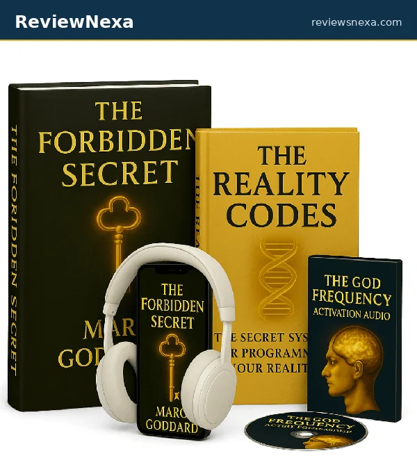 The Forbidden Secret — branded cover art of the digital manifestation audio program