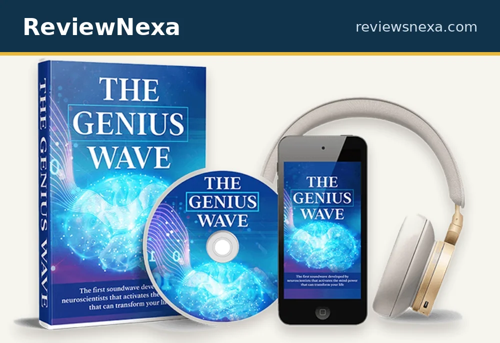 The Genius Wave official product artwork — a theta brainwave audio program
