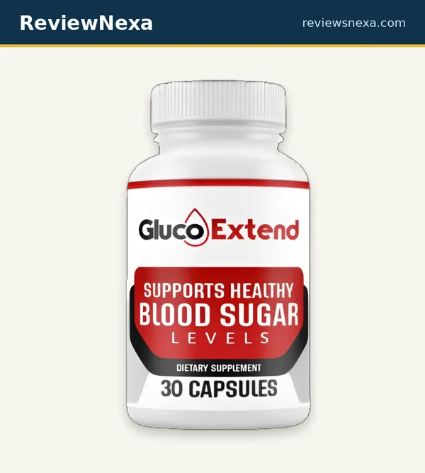 Gluco Extend blood-sugar support capsules — genuine product photo