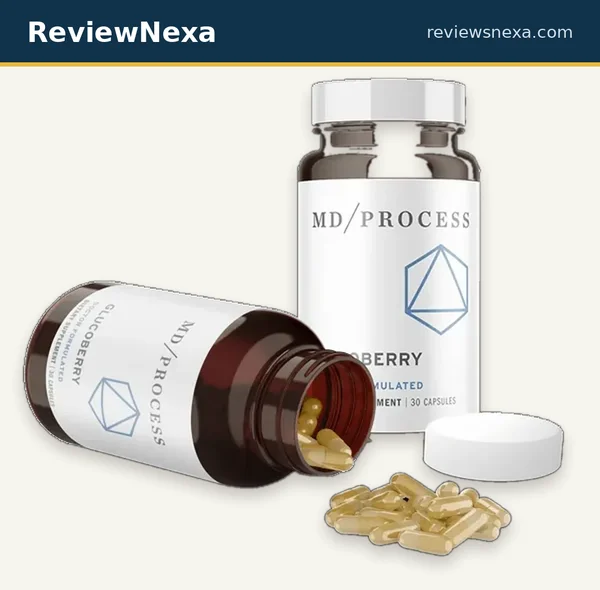 GlucoBerry bottle — the once-daily capsule evaluated in this review