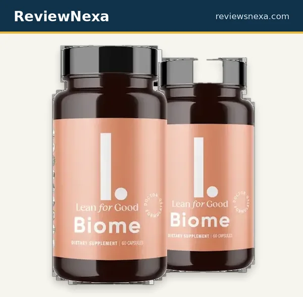 LeanBiome capsule bottle — close-up of the official product packaging