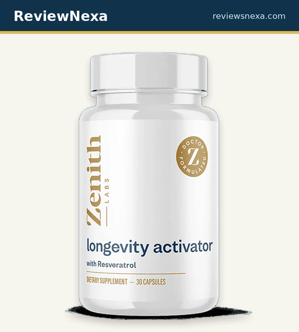 Longevity Activator — official product bottle photo