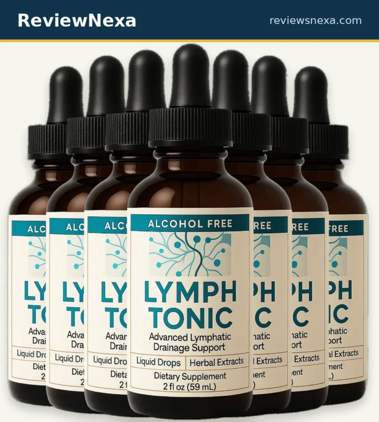 Lymph Tonic — genuine official bottle photo: alcohol-free herbal liquid drops in a 2 fl oz amber dropper bottle
