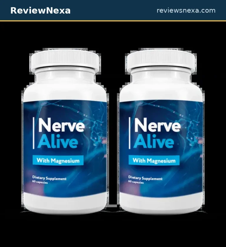 Nerve Alive capsule bottle — botanical nerve-support supplement