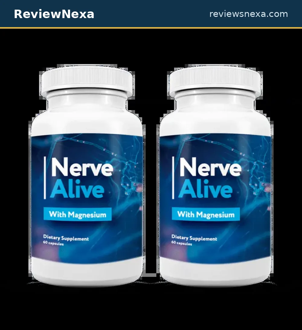 Nerve Alive capsule bottle — botanical nerve-support supplement