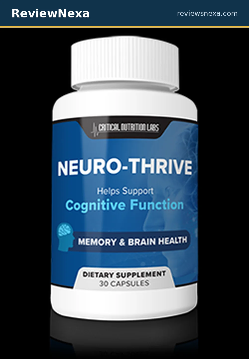 Neuro-Thrive Review: The Label Photo and the Marketing Tell