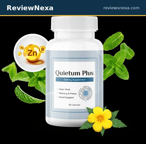 Quietum Plus supplement bottle — genuine official product photo