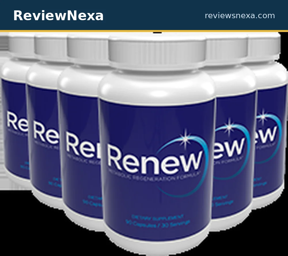 Renew Metabolic Regeneration Formula — official product photo with ReviewNexa branding