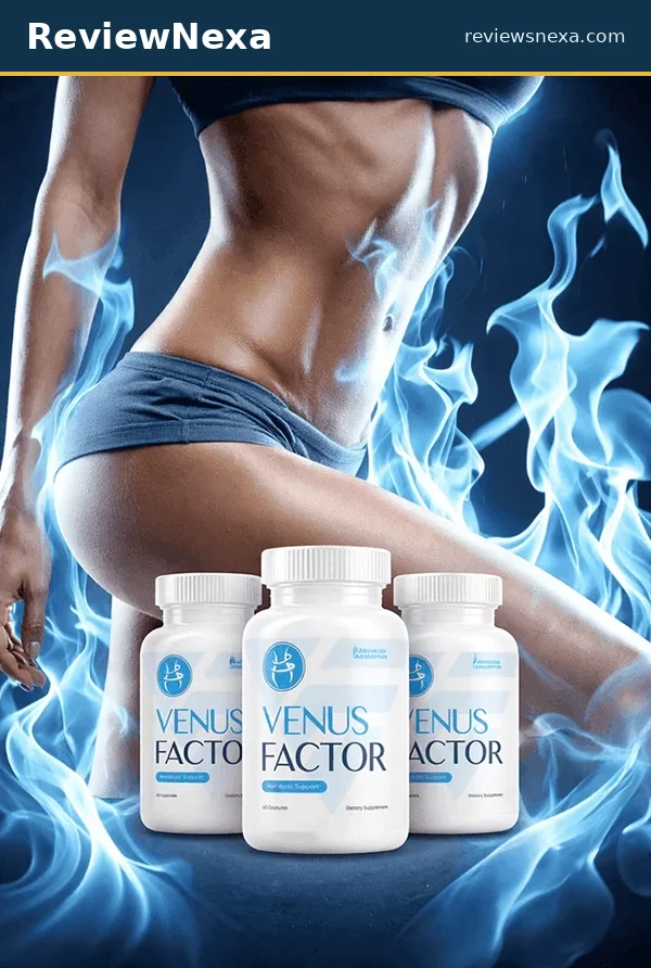 Venus Factor capsule bottles and packaging — current 2026 product presentation